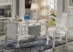 Dresden - Executive Writing Desk - Bone White Finish<br/><br/><b>Product Features</b><ul><li>Table Top Thickness: 37mm</li></ul><br/>