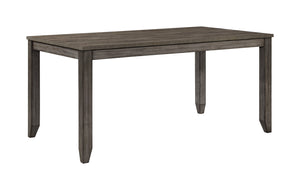  finished in a sleek gray wash that highlights the natural wood grain