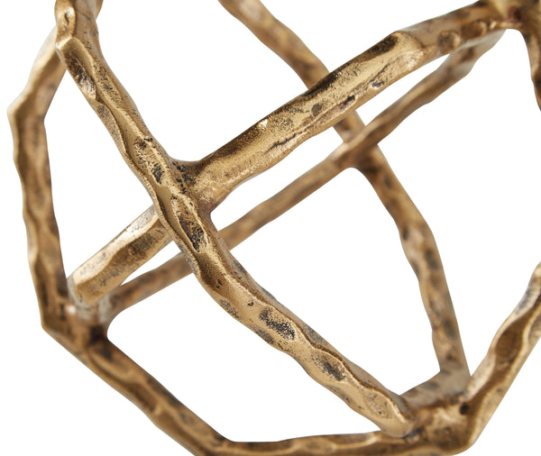 Laddington - Antique Brass Finish - Sculpture (Set of 2)