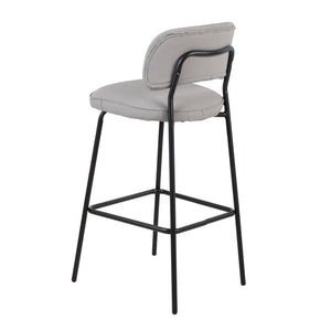 Blythe - Vegan Leather Bar Chair (Set of 2) - Ivory