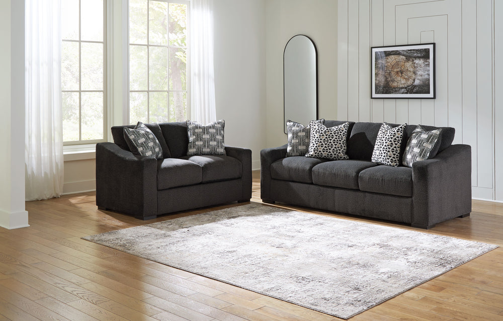 Your downtime should be super-cozyâ€”and super-chic. This seating package encourages stylish indulgence as you lounge solo or with guests. Plush, chunky upholstery adds a relaxed yet eclectic twist to the transitional look. With this exquisitely comfortab
