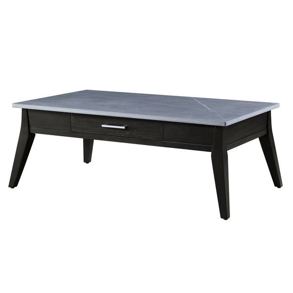Zemocryss - Coffee Table - Brown, Dark - 52-"