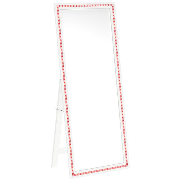 Windrose - Tempered LED Standing Mirror - White