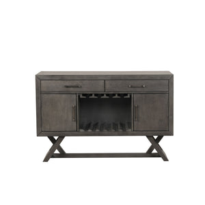  offering both durability and style. This server buffet cabinet is expertly crafted from solid Acacia and Rubberwood