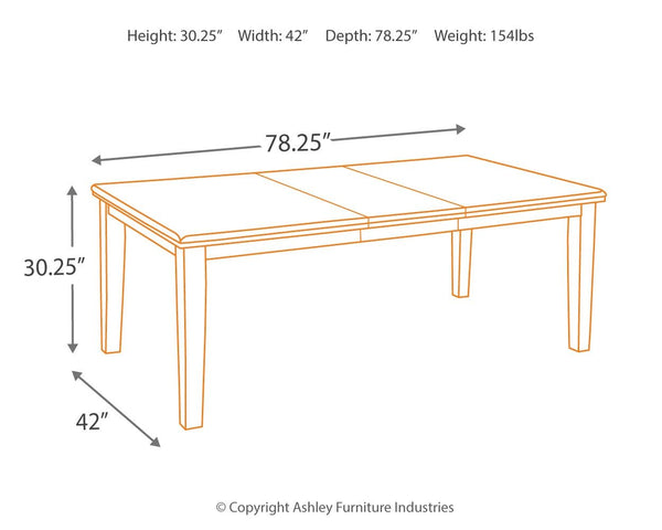  this dining room table easily accommodat