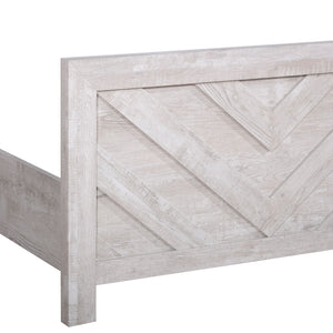 Biscayne - 3/3 Twin Size Complete Bed - Gray