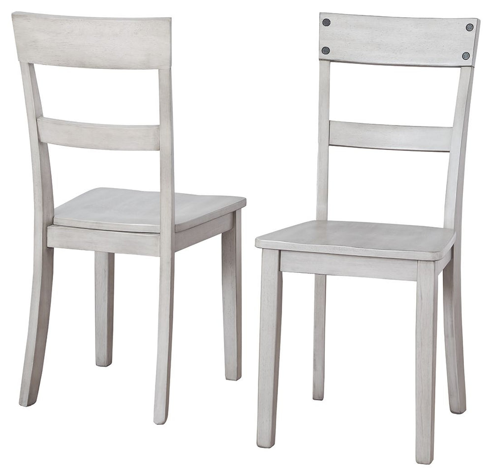 Tight budget? Tight space? Youâ€™re all set with this chair. Its clean-lined design is decidedly contemporary, while a gray wash finish serves up casual coolness.<br><br><b>Additional Dimensions</b><br><ul><li>Seat width: 17.13-"</li><li>Seat depth: 16.38