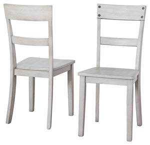 Tight budget? Tight space? Youâ€™re all set with this chair. Its clean-lined design is decidedly contemporary, while a gray wash finish serves up casual coolness.<br><br><b>Additional Dimensions</b><br><ul><li>Seat width: 17.13-"</li><li>Seat depth: 16.38