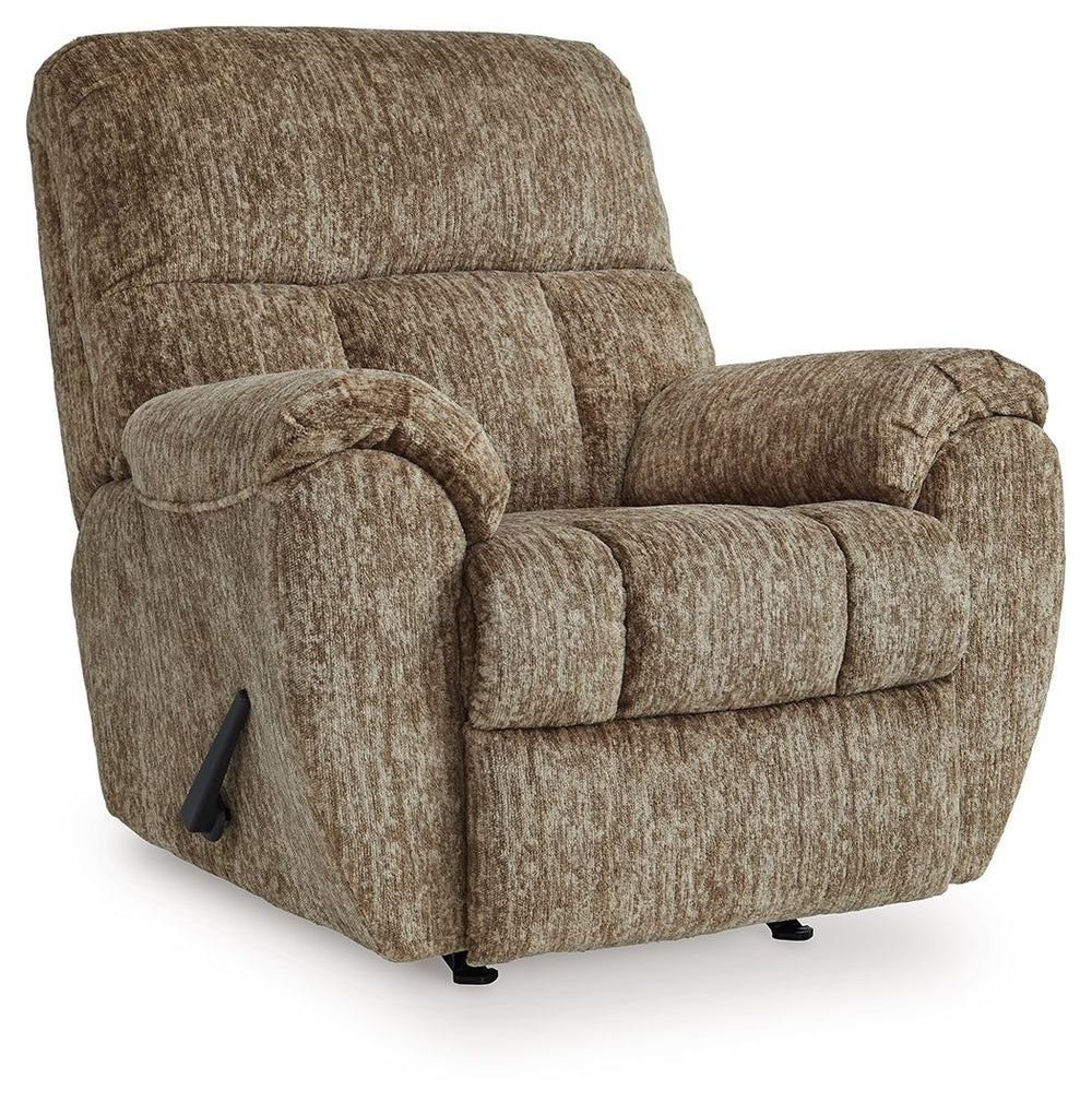 Every day is a great day with this rocker recliner around. Take a load off and forget your worries as you ease back into plush, luxurious cushions and pillow top armrests. Need more comfort and support for your body? Cue the tall back. And while it might 