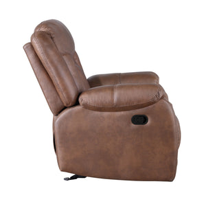  this couch mimics the luxurious look of leather without the hig