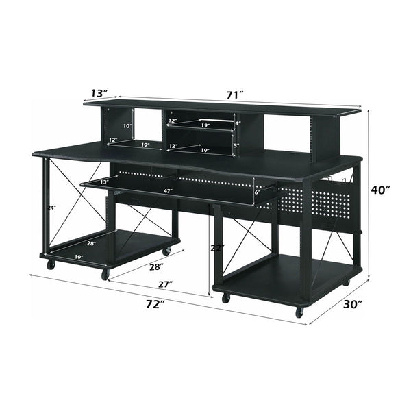 Megara - Music Desk - Black Finish