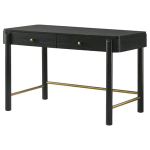 Arini - 2-Drawer Vanity Desk Makeup Table - Black