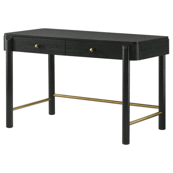 Arini - 2-Drawer Vanity Desk Makeup Table - Black