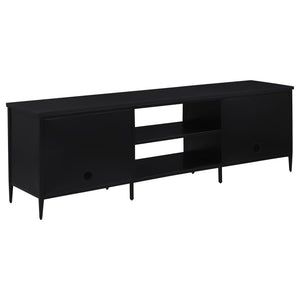 Amherst - 2-Door 70## Metal TV Stand Media Console - Black