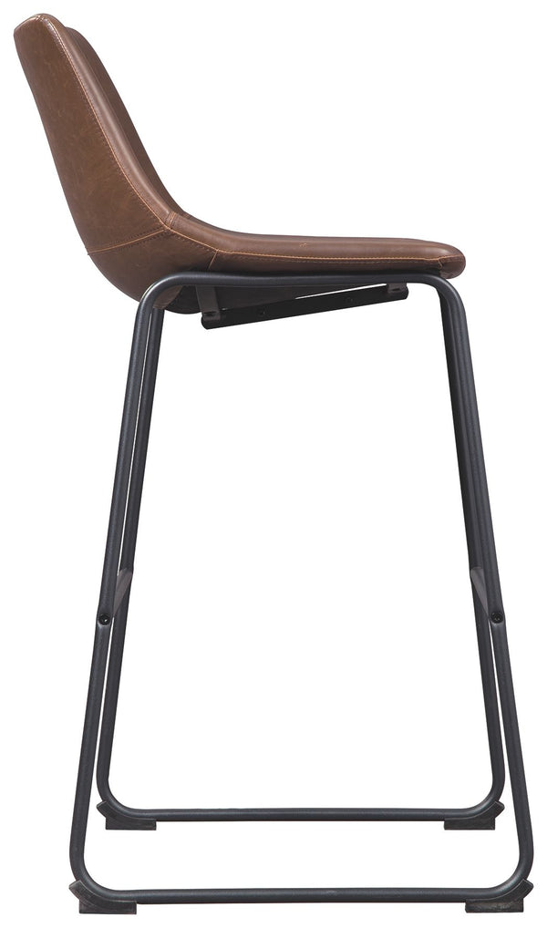 Centiar - Brown - Tall UPH Barstool (Set of 2)