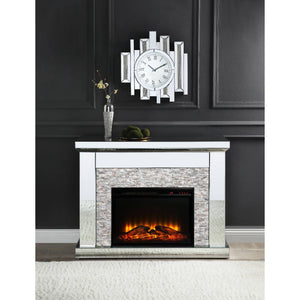  with Faux Stones Inlay (B) â€¢ Orientation: Free Standing â€¢ NO Storage â€¢ Fireplace with Touch Control Panel & Remote Controller â€¢ Functions: Adjustable Temperature