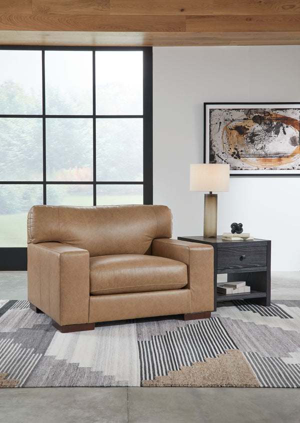  including the supple combination leather and faux leather upholstery