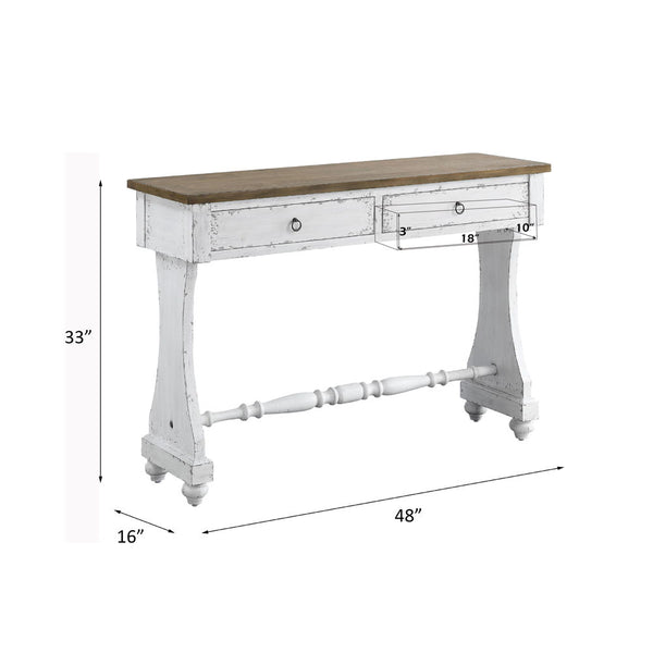 Carminda - Console Table - White