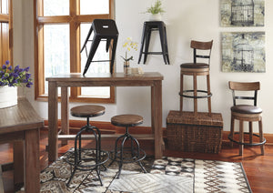 Pinnadel - Light Brown - Tall UPH Swivel Barstool