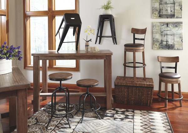 Pinnadel - Light Brown - Tall UPH Swivel Barstool