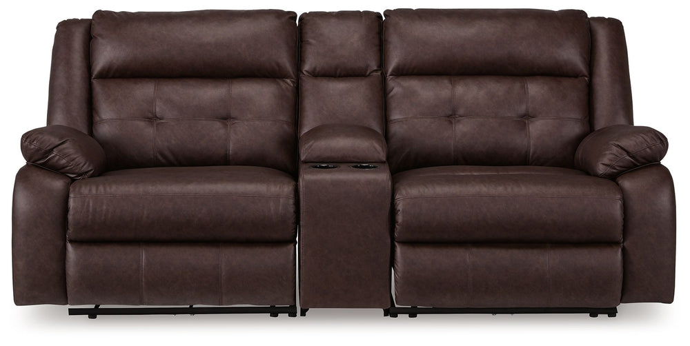 Elevate the everyday with this power reclining sectional. With easy one-touch reclining and spacious seating, the piece offers relaxation and unparalleled coziness. Its faux leather upholstery is comfortably practical and beautifully enhanced with stylish