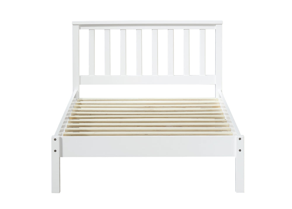 The Freya Collection versatile design features an handsomely workstation, multiple storage functions: drawers, shelving & bookcase ladder.<br/><br/><b>Product Features</b><ul><li>Slat System Included (16)</li><li>Twin Bed</li><li>Panel HB: Mission Style</