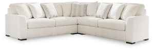Reflect your uniquely versatile style personality with this sectional. Its plush upholstery is complemented with retro-cool cord on the back cushions, creating an ultra-soft seating experience with tons of eye-catching texture. Ready to refresh your aesth