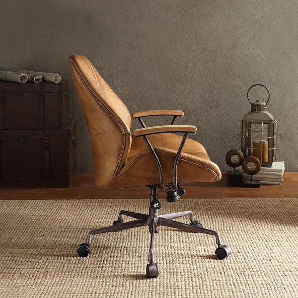 Hamilton - Executive Office Chair - Coffee Top Grain Leather