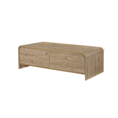 Discover the Mara Storage Cocktail Table, a blend of sturdy construction and eco-friendly materials. Crafted from durable manufactured wood and adorned with environmentally friendly laminate, this table boasts both sustainability and style. With its ample