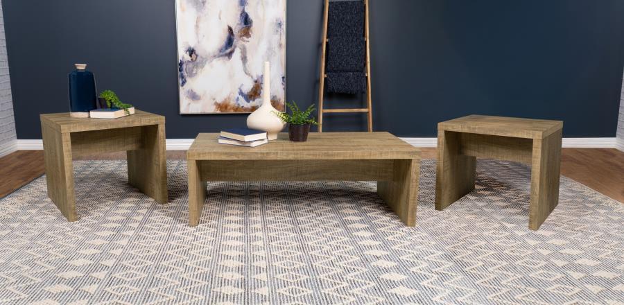 Lynette - 3 Piece Rectangular Coffee And End Table Set - Mango