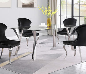  complete with an elegant beveled edge for a polished look and feel in your dining room. Flared
