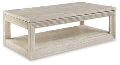 Transitional design takes on a contemporary look with this lift-top coffee table. Its trend-right glazed bisque finish elevates your interior space with a clean, modern palette. The lift top provides an additional work or dining surface as you soak in all