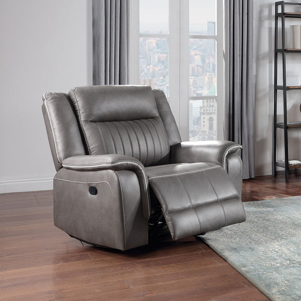 Enzo - Glider Recliner - Gray