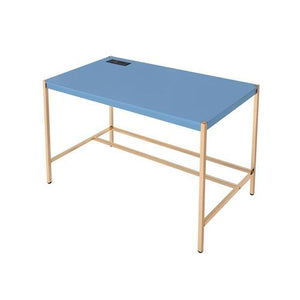 Midriaks - Writing Desk - Navy Blue & Gold Finish