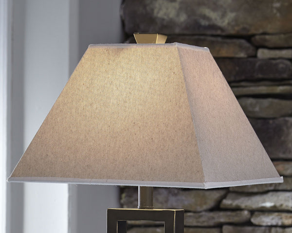Deidra - Black - Metal Table Lamp (Set of 2)
