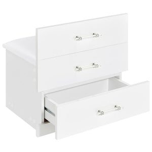 Danbury 3-Drawer Makeup Vanity Set