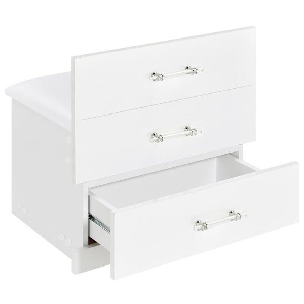 Danbury 3-Drawer Makeup Vanity Set