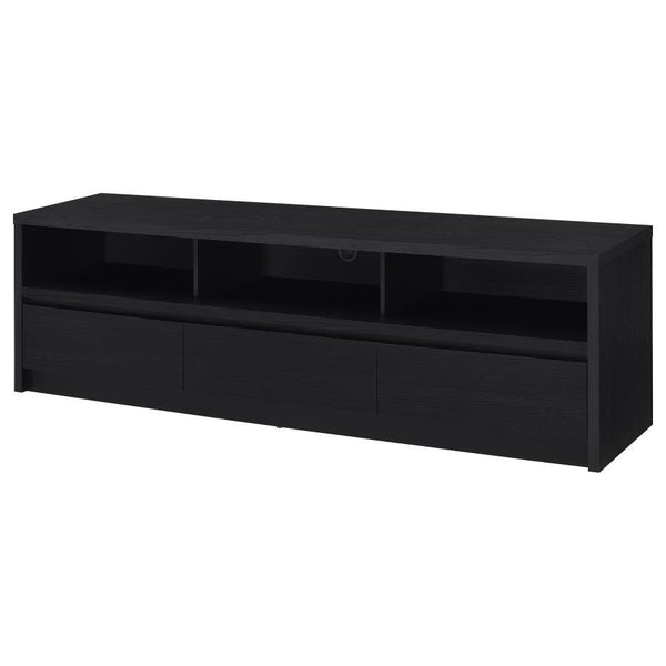 Rutland - 78## 3-Drawer TV Stand Media Console - Black