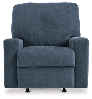 Rannis - Navy - Rocker Recliner