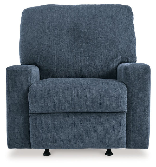 Rannis - Navy - Rocker Recliner