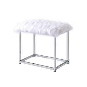 Coleen - Vanity Desk - Chrome Finish