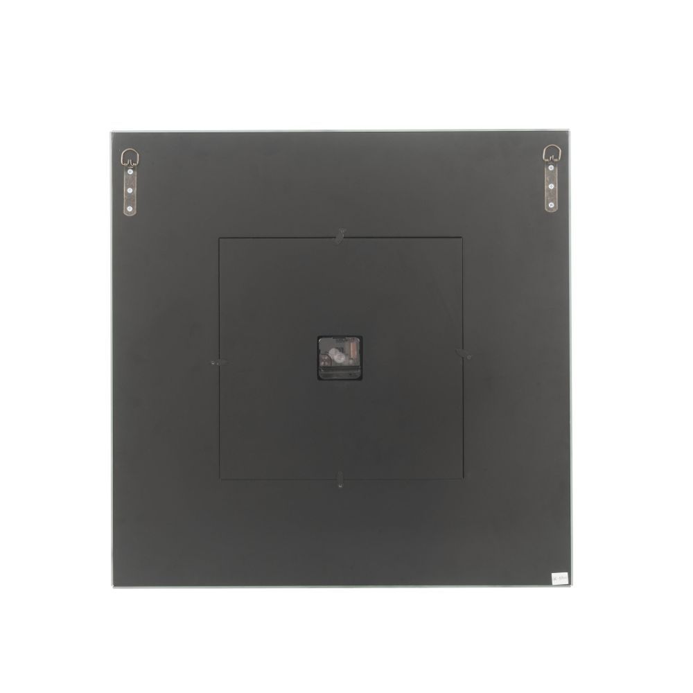 This Noralie square wall clock is covered in beveled mirrored panels that highlight its glamorous style. Featuring crushed acrylic faux diamonds that will naturally attract the eye. Durable engineered wood supports the frame. The clock face comes with a t