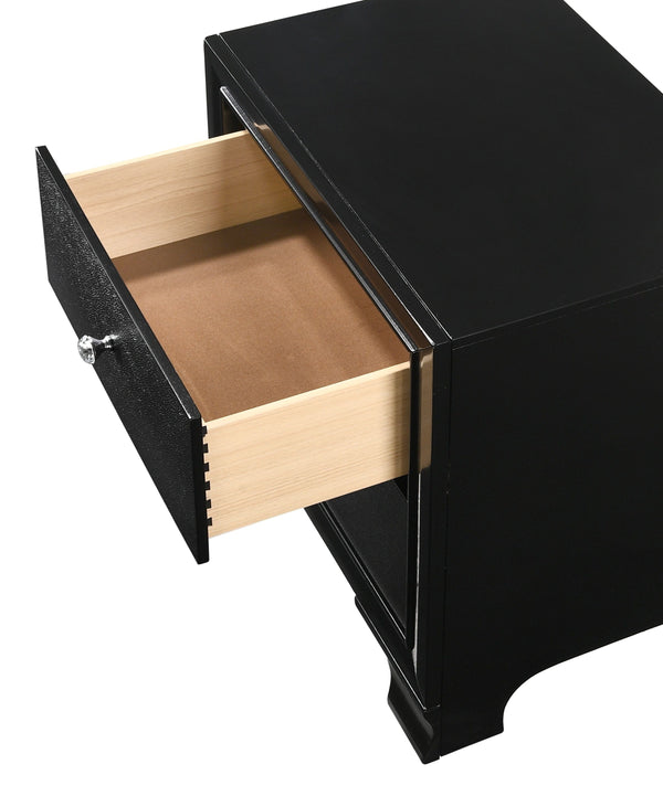 Micah - Queen 4 Piece Bedroom Set - Black