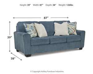 Cashton - Blue - Sofa