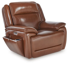 Minimalistic vibes, maximum impact. This power recliner exudes sheer luxury. Rich, sumptuous upholstery, dramatic cut and sew lines and generous padding offer an enticing look and feel. Experience improved circulation and infinite reclining positions at t