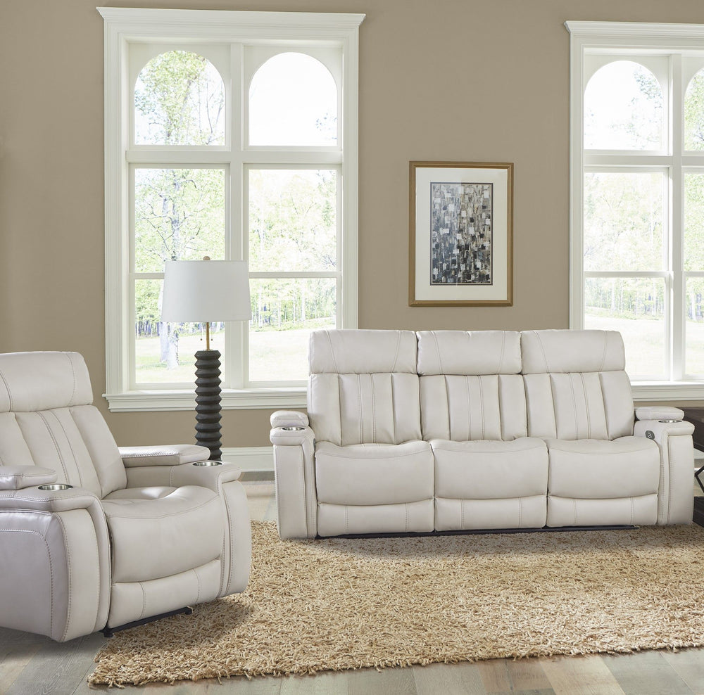 Comfort meets innovation in this inspired Power Reclining Collection. The perfect choice for creating a relaxing environment, this stylish collection features smooth motorized reclining motion and adjustable headrest at just the touch of a button.<br/><br