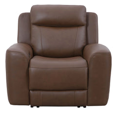 Introducing our comfortable and convenient Calgary recliner, designed with relaxation in mind. Calgary features power recline and headrest controls, allowing you to adjust your seating position easily. The over-padded headrests provide extra comfort, and 