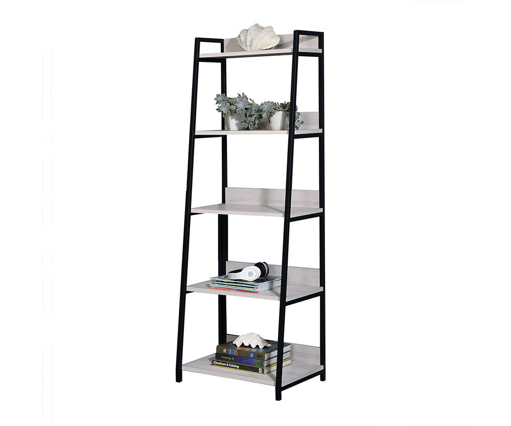 Combining simplicity with functionality, this Wendral bookshelf will sure to be an eye-catching piece in any home. Featuring a shelf storage system with a ladder-like appearance, each component is expertly crafted from the finest materials, including meta