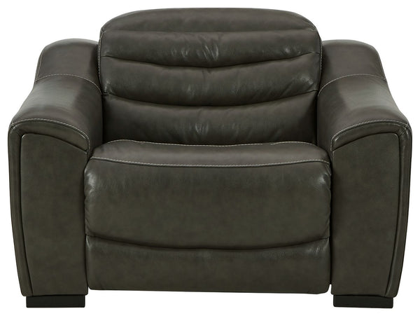 Center Line - Dark Gray - PWR Recliner/Adj Headrest
