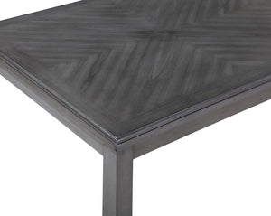 Gia - 5 Piece Rectangle Dining Set (Table & 4 Chairs) - Gray